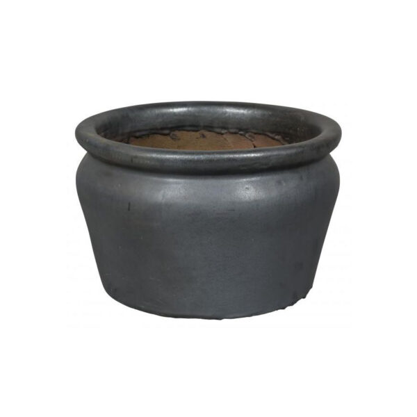 Õuepott Stockholm Ø30x h19cm must