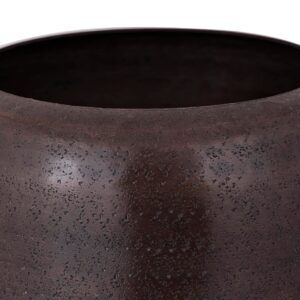 Lillepott Djace alumiinium Ø25x h24cm pruun