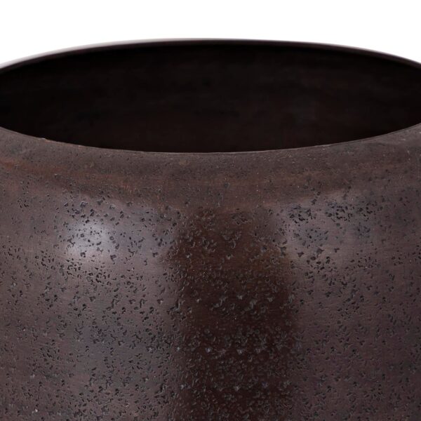 Lillepott Djace alumiinium Ø25x h24cm pruun