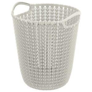 Paberikorv Kudum valge 7L