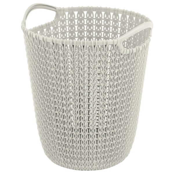 Paberikorv Kudum valge 7L