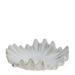 Kauss Viola valge 33,5×33,5x h8,8cm