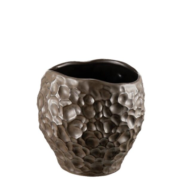 Lillepott Herman matt pruun Ø20,5x h19,5cm