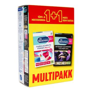 Värvi- ja mustusekogumise lapid 20tk + kangavärskendaja Black 6tk