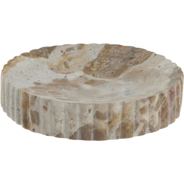 Seebialus Eliana pruun marmor Ø12x h2,5cm