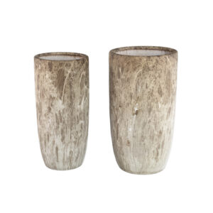 Lillepott Miah Brown keraamiline kõrge 2tk