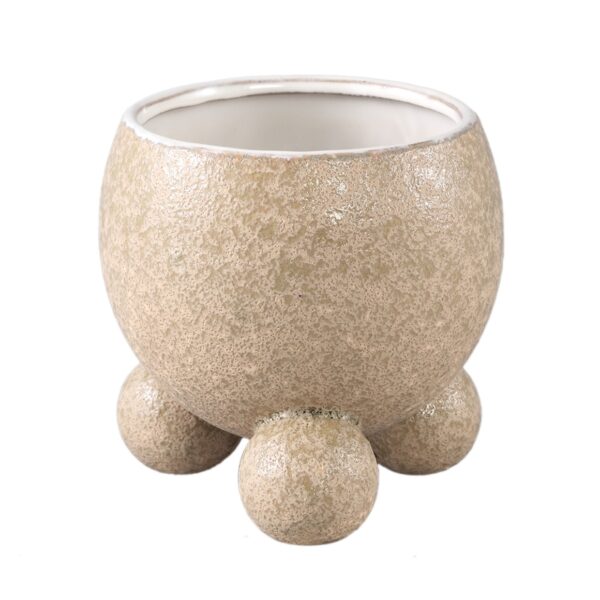 Lillepott Malinda M Ø15x h14cm kreem