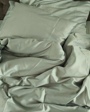 Voodilina LUX satiin Mynt 150x220cm