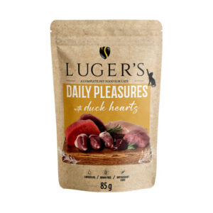 Lugers märgtoit kassile pardisüdametega 85g