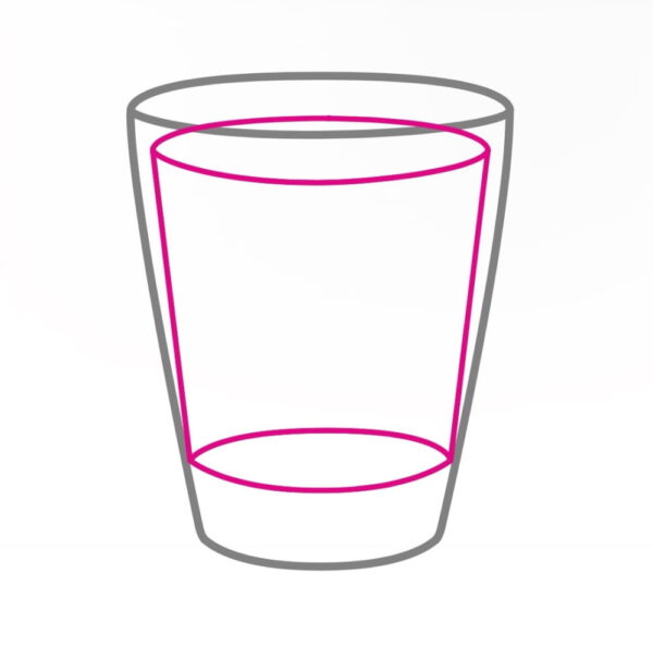 Orhideepott Moon Ø14x h15cm must