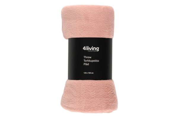 Pleed Gert heleroosa 125x150cm