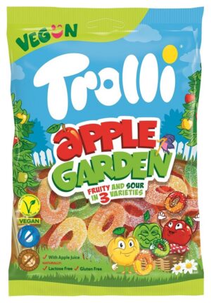 Trolli kummikommid Apple Garden (Vegan) 175g