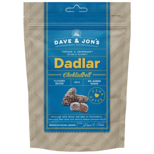 Datlid Chocolate balls 125g