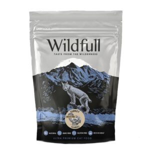 Wildfull kuivtoit kassile Turkey Hairball 400g