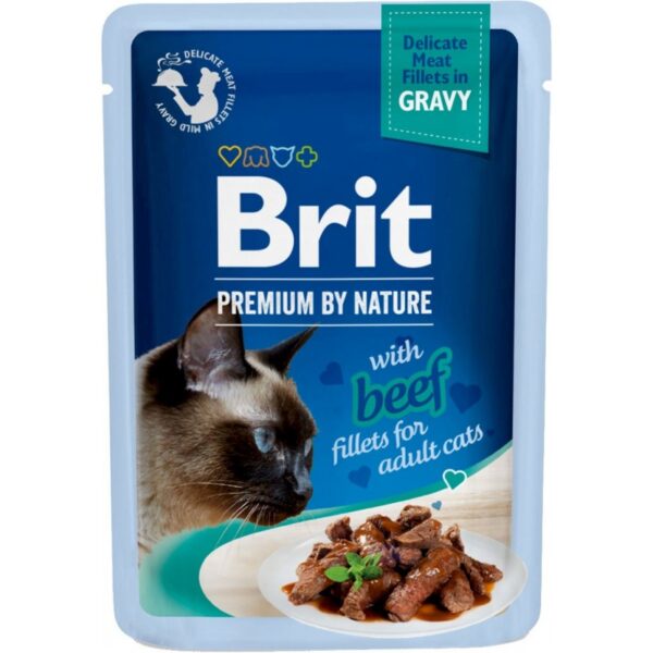 Brit Premium märgtoit kassile Delicate Beef Gravy 85g