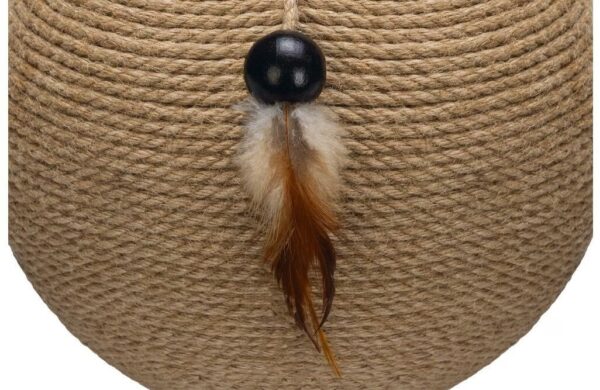 Kraapimiskera kassile Tyra metalljalal pruun Ø27x h33cm