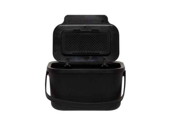 Biojäätmete konteiner must 4,5L