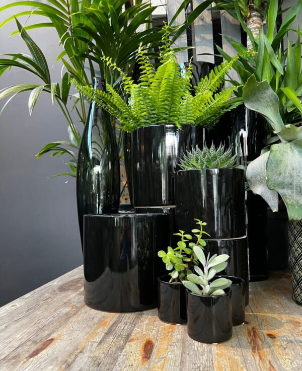 Lillepott Piano Ø20x h20cm silinder must