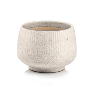 Lillepott Mood Ø15x h11cm kreem terrazzo