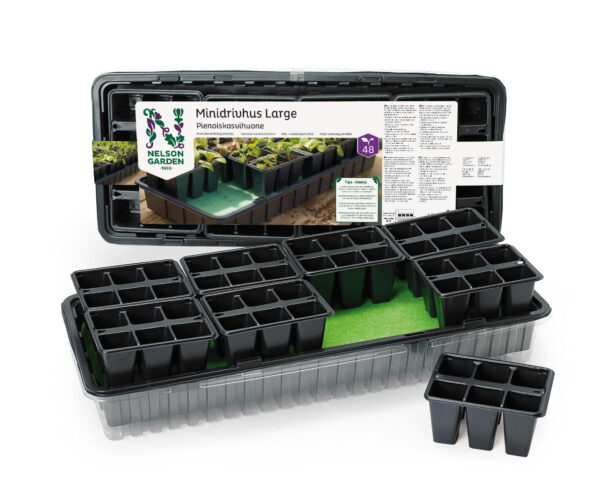 Nelson Garden altkastmismatiga minikasvuhoone 48 ava 57x24cm