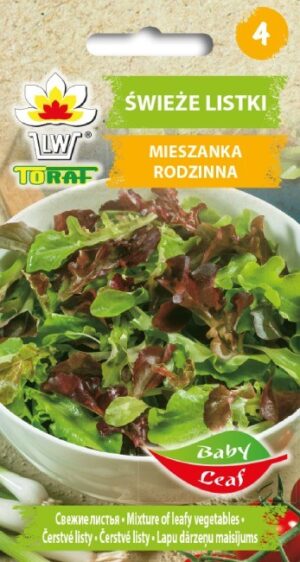 Värskete salatilehtede segu 2g