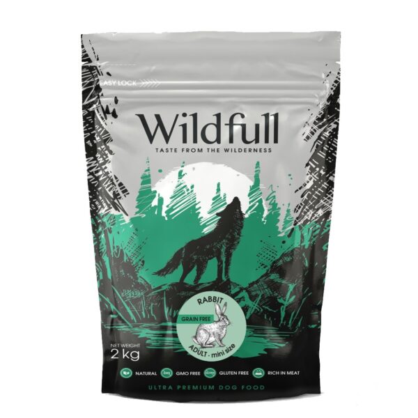 Wildfull kuivtoit koerale Rabbit Mini 2kg