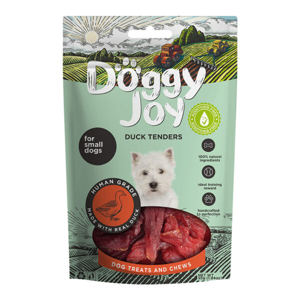 Doggy Joy maiustus koerale Duck tenders 55g