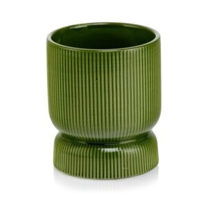 Lillepott Barcelona triibud Ø13x h15cm tumeroheline