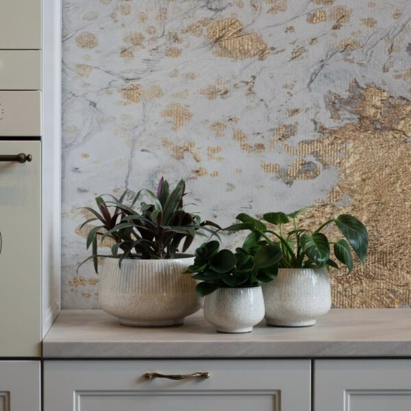 Lillepott Mood Ø19x h15cm kreem terrazzo