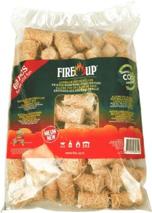 Süüterullid WoodWool Fire-Up 60tk