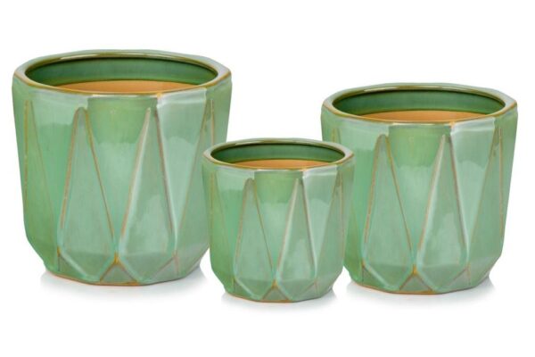 Lillepott Mood Ø25x h22cm roheline