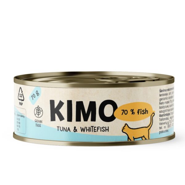 Kimo konserv kassile Tuna & Whitefish 70g