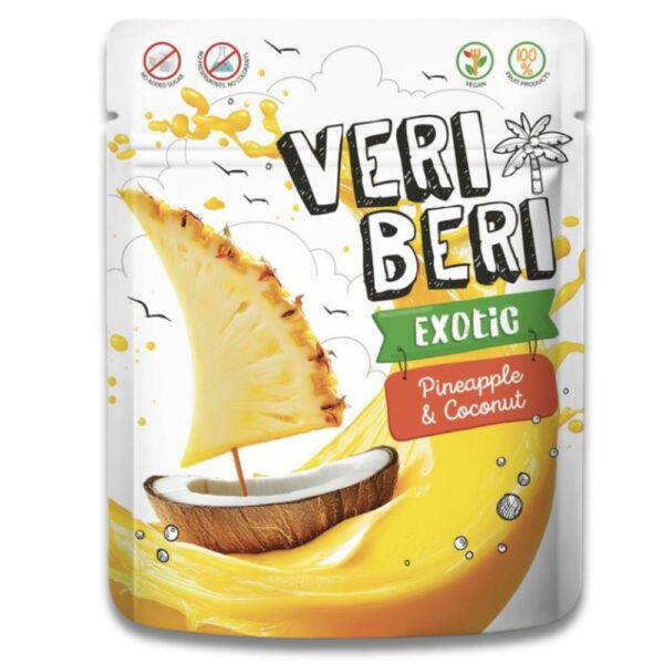Veri Beri Exotic ananassi- ja kookosekangikesed 50g