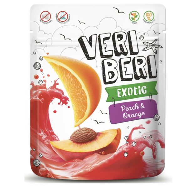 Veri Beri Exotic virsiku- ja apelsinikangikesed 50g