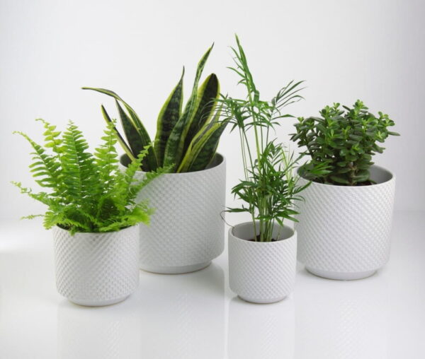 Lillepott Barcelona Ø20x h20cm valge