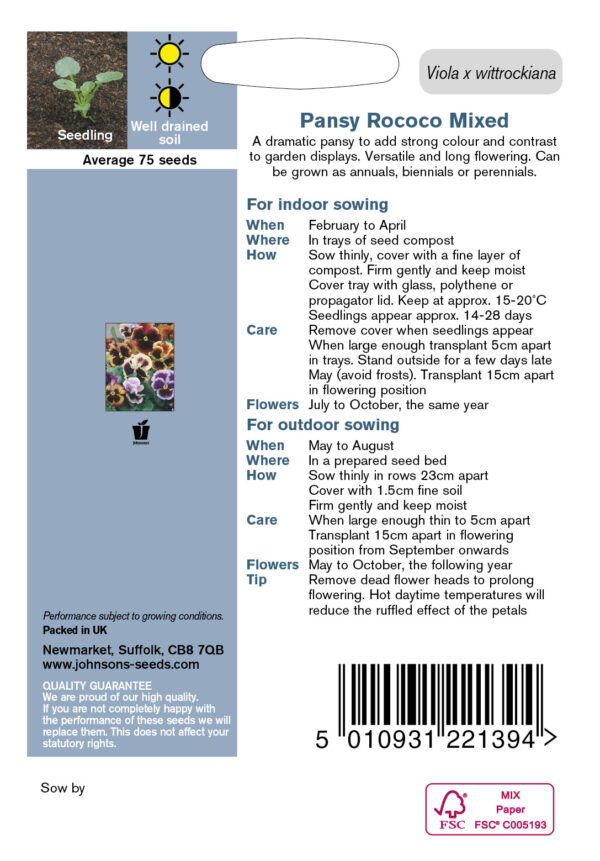 Võõrasema segu Roccoco 75s