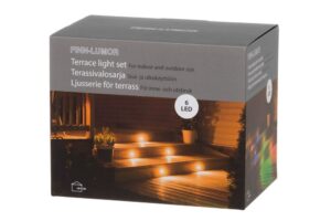 Terrassivalgusti soe/kirgas valgus 6LED