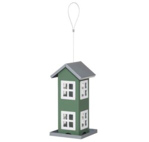 Lindude söögimaja Tintti roheline 13x13x h27cm