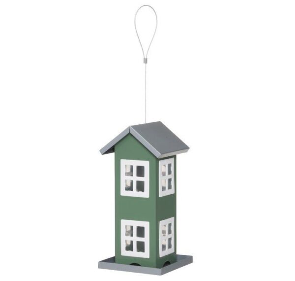 Lindude söögimaja Tintti roheline 13x13x h27cm