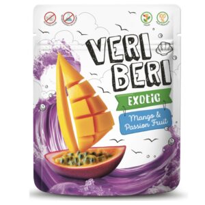 Veri Beri Exotic mango- ja passioniviljakangikesed 50g