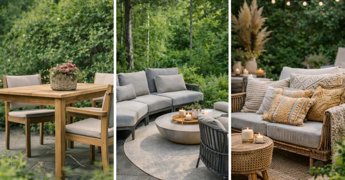 Kuidas valida aiamööbli stiili