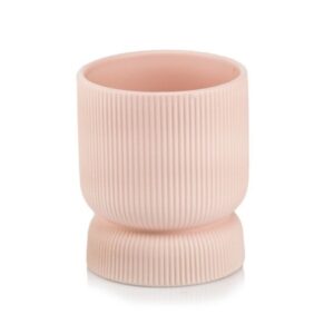 Lillepott Barcelona triibud Ø13x h15cm roosa matt