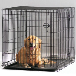 Metallpuur koerale Cottage XL must 107x72x h79cm
