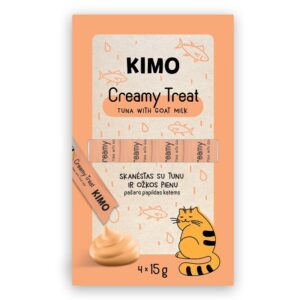 Kimo maiustus kassile Tuna with Goat Milk 4x15g