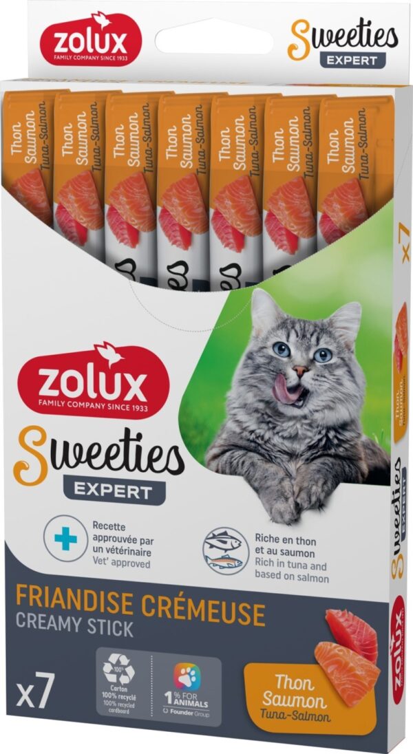 Maius kassile Sweeties tuunikala ja lõhega 14g