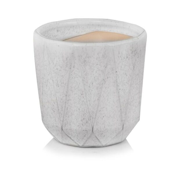 Lillepott Mood Ø19x h19cm valge terrazzo