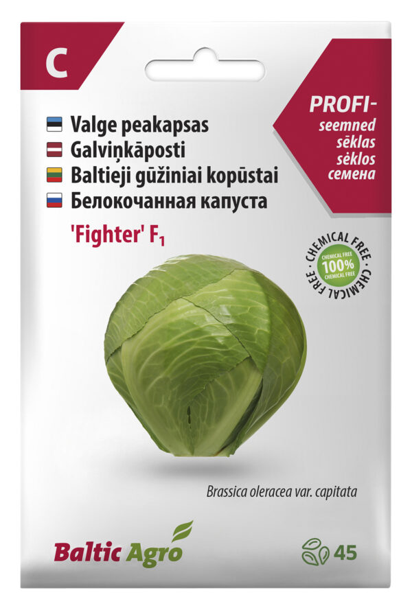 Kapsas Fighter valge peakapsas 45s