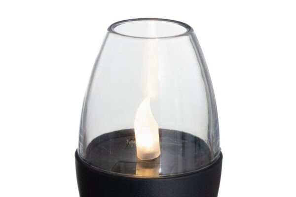 Solarvalgusti Cozy soe valge Ø6x h9cm IP44