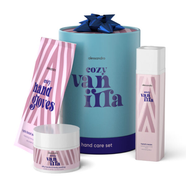Alessandro Cozy Vanilla kätehoolduskomplekt