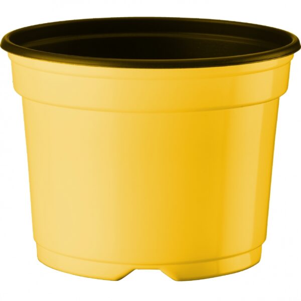 Ümarpott Ø13x9,6cm kollane